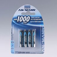 Ansmann AAA 1000mAh x 4